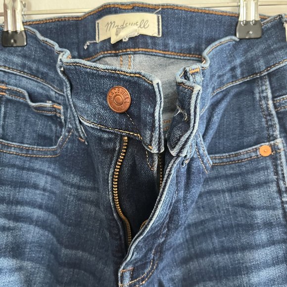 Madewell 10" High-Rise Skinny Jeans: Insuluxe Denim Cashmere Edition - Size 25P - Picture 11 of 11